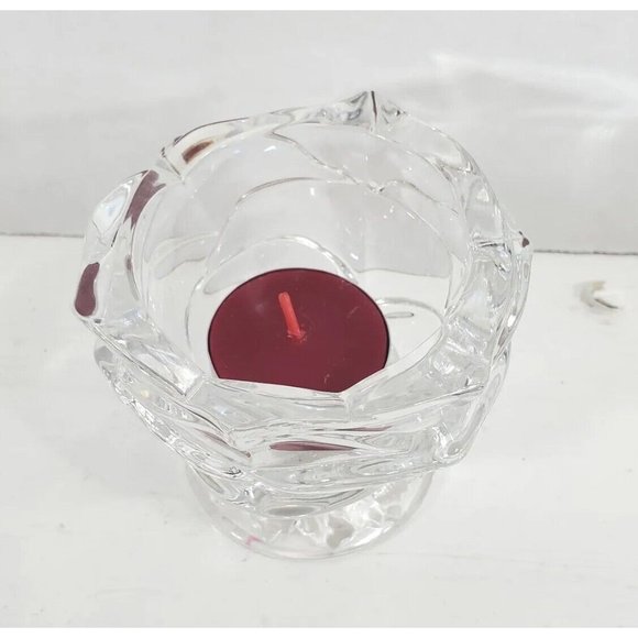 Partylite Radiant Rose Crystal 3" Tealight Votive Candle Holders - Picture 6 of 12